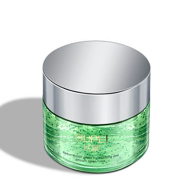 OEM Private label Crystal waters hyaluronic gel mask Facial shrink pore water sleeping overnight mask