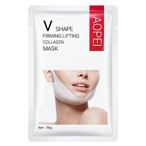 OEM Private label Facial care Korean hydrogel V shape line lifting slim face mask