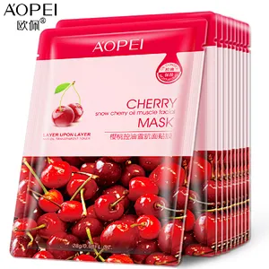 Wholesale Cherry Sleeping Facial Mask Skin Healing Nourish Mask Fruit Face Mask