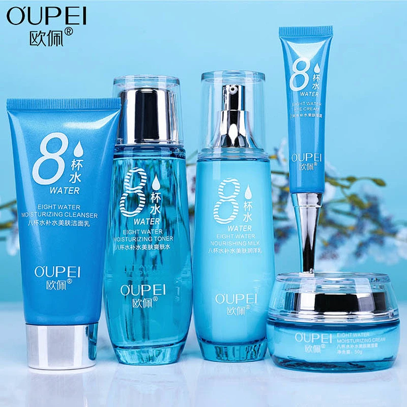 Wholesale natural organic skin care cosmetics private label snail skin care set