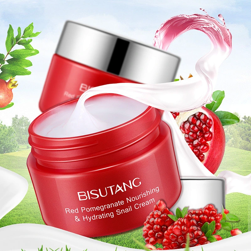 Moisturizing Oil Control Face Cream for Skin Care Red Pomegranate Snail Whitening Face Cream