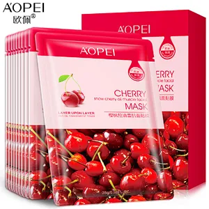 Wholesale Cherry Sleeping Facial Mask Skin Healing Nourish Mask Fruit Face Mask