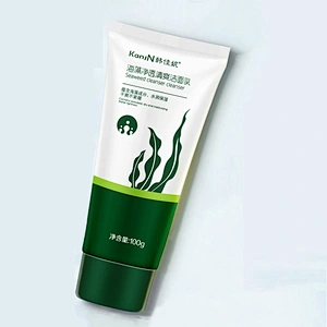 Algae purifying moisturizing facial cleanser 100g seaweed pore cleanser face wash for dry skin