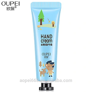 Cute cartoon design hand cream for dry hands softening cream for kid