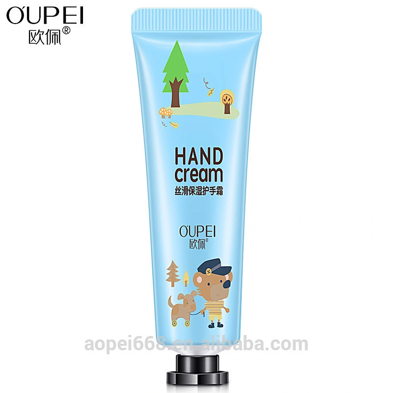 Cute cartoon design hand cream for dry hands softening cream for kid