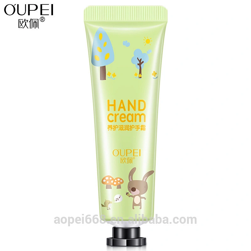 Cute cartoon design hand cream for dry hands softening cream for kid