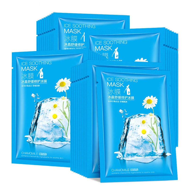 OEM Hot Sale Replenishing Hydrating Ice Face Mask Improve Dry Skin Moisturizing Facial Mask Sheet