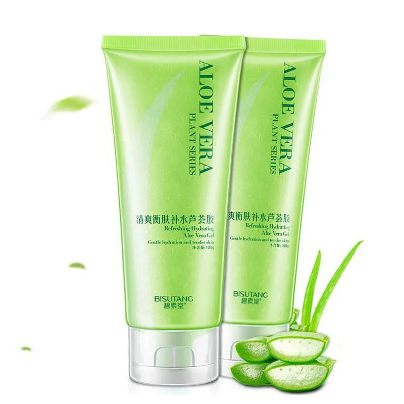 OEM price private label 100% natural organic pure aloe vera soothing gel bulk for face
