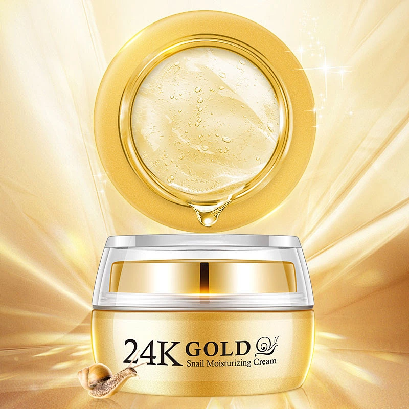 Private label 24K Pure Gold Snail Serum Anti Wrinkle Cream