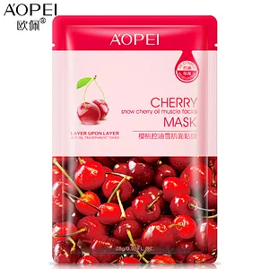 Wholesale Cherry Sleeping Facial Mask Skin Healing Nourish Mask Fruit Face Mask
