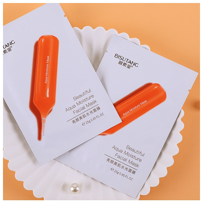 Wholesale Private Label Blood Orange Extract Moisturizing Face Sheet Mask for Beauty