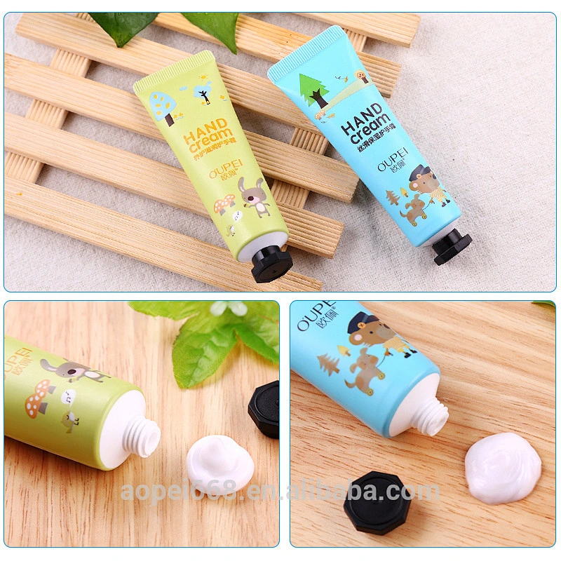 Cute cartoon design hand cream for dry hands softening cream for kid