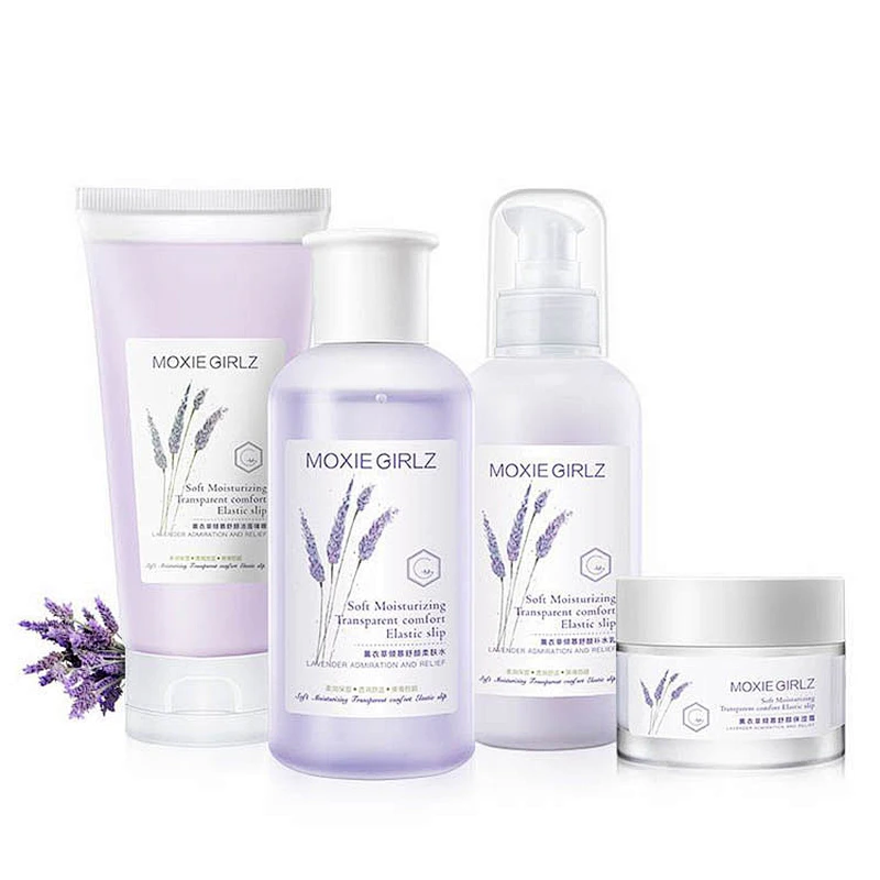 ODM aloe face skin care set organic whitening skin care gift set private label
