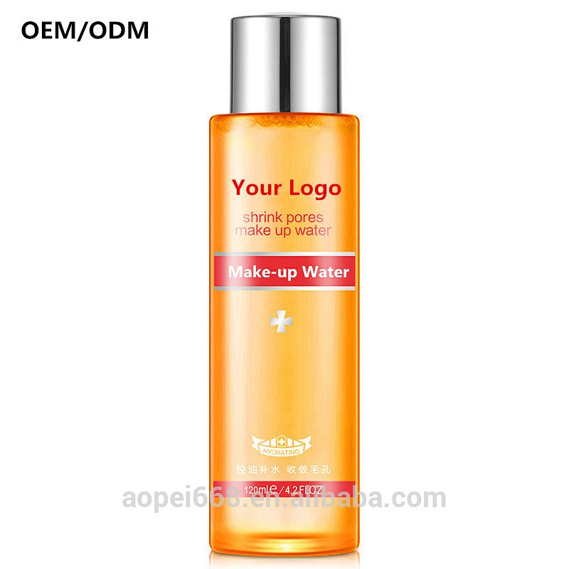Most popular professional shrink pores cosmetic liquid make up remover cleanser water