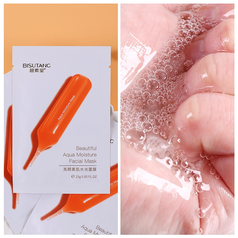 Wholesale Private Label Blood Orange Extract Moisturizing Face Sheet Mask for Beauty