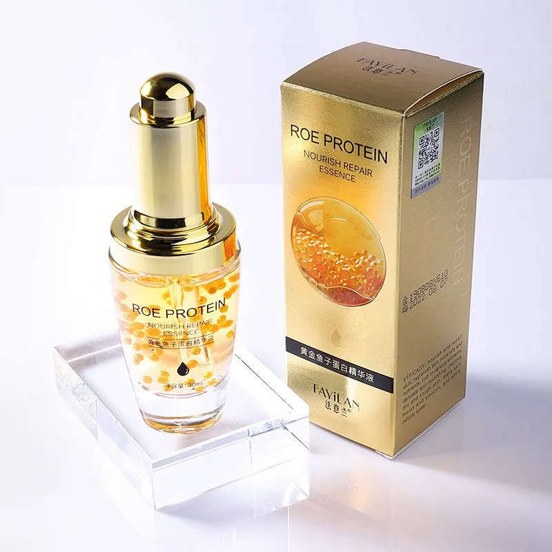 ODM organic snail serum anti-aging whitening 24k gold caviar serum