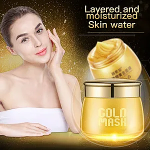 GMP Certification factory private label facial care ginseng essence bio collagen gold face mask