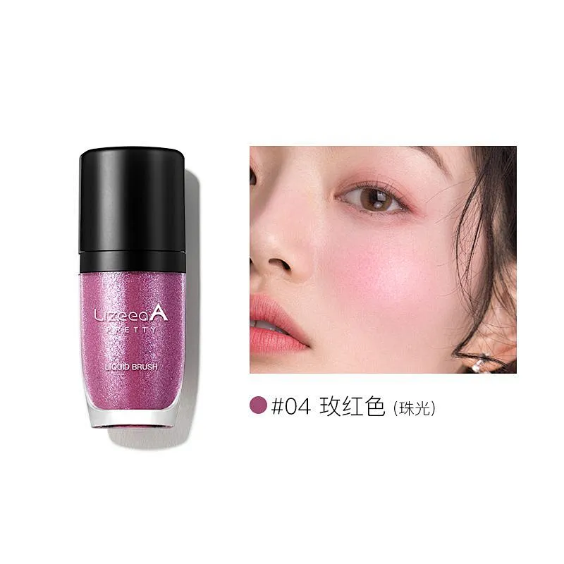 Private label cosmetics long lasting blusher pink mini makeup liquid blush