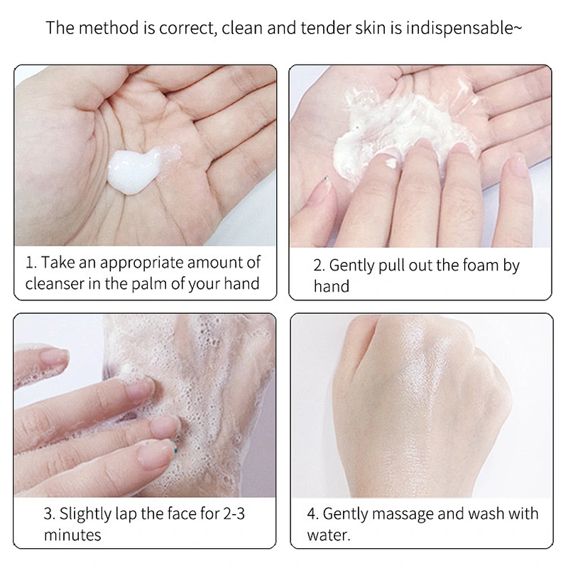 COSHARE Factory wholesale black skin body whitening lotion beauty whitening facial cleanser