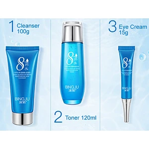 OEM private label moisturizer skin care set with 6 pcs for dry skin