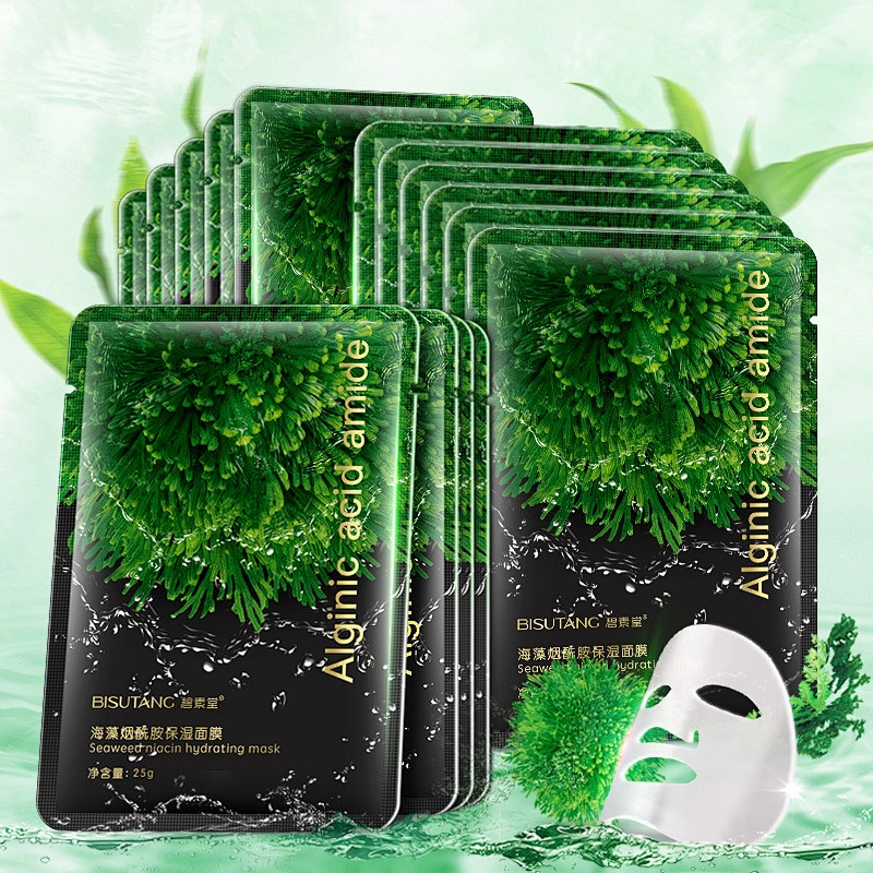 Nicotinamide Natural Pure Seaweed Mask for Face Care Whitening Contractive Pore Algae Mask