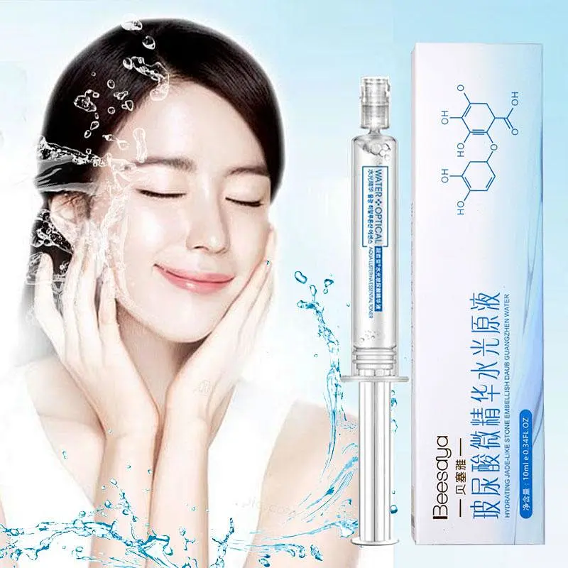 Brand design anti wrinkle eyes serum hyaluronic acid serum water light needle