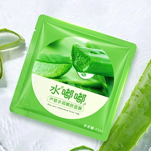 Soothing gel face mask collagen face mask pack aloe vera face sheet mask