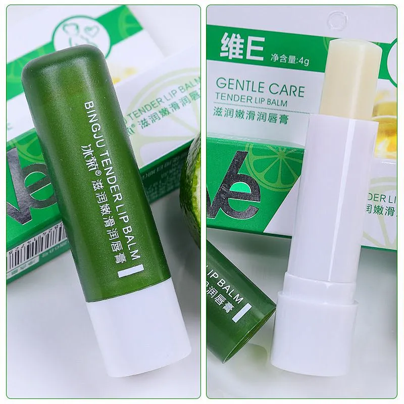 Private label mini moisturizing lip balm custom natural fruit Vitamin E lip plump balm
