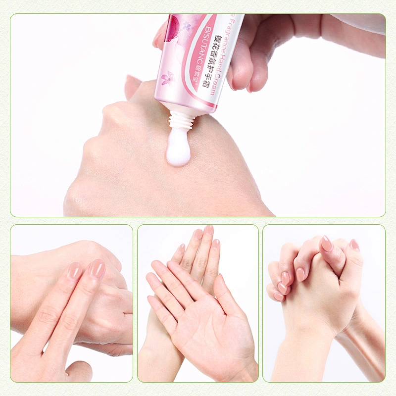 BISUTANG hand cream private label 6 kinds fruit aroma cranberry avocado peach iris cherry fir tree organic hand cream