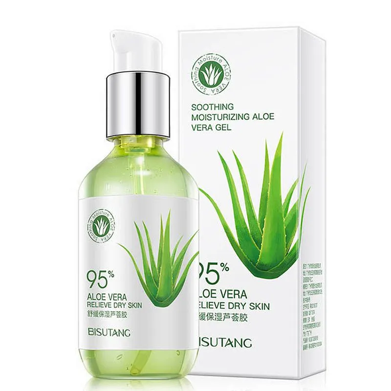 OEM Wholesale aloe vera gel bulk 100 natural organic pure aloe vera soothing gel for face