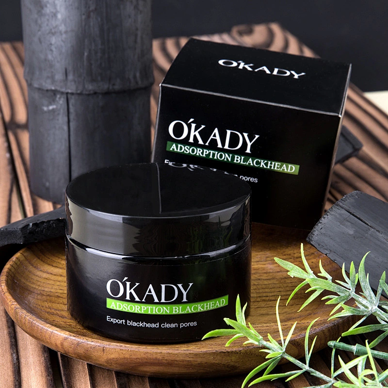 OEM Deep cleaning blackhead removal oil control facial mask activated bamboo charcoal peel-off black face mask