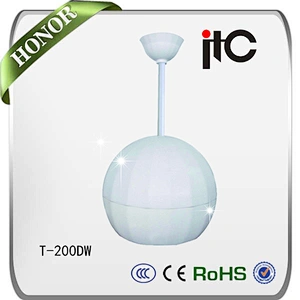 ITC T-200D Series Unique Ball Design 6'' PA System Pendant Speaker 15W
