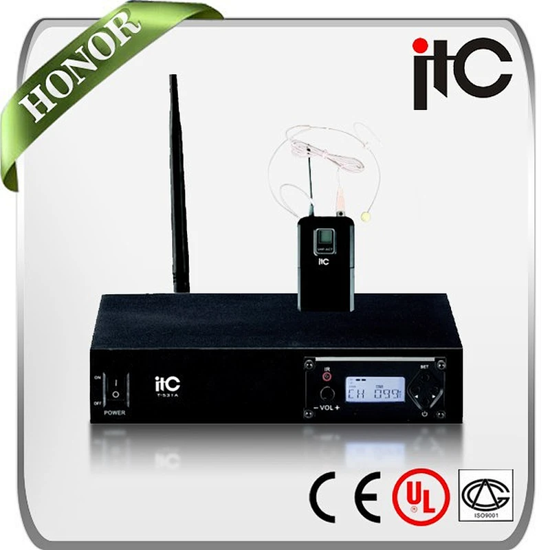 ITC T-531C 1 Channel UHF Digital Smallest Wireless Microphone