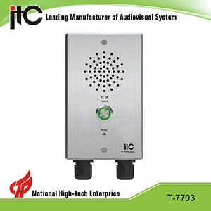 Cheap One Key Ask For Help Security Equipment IP PA Intercom Station