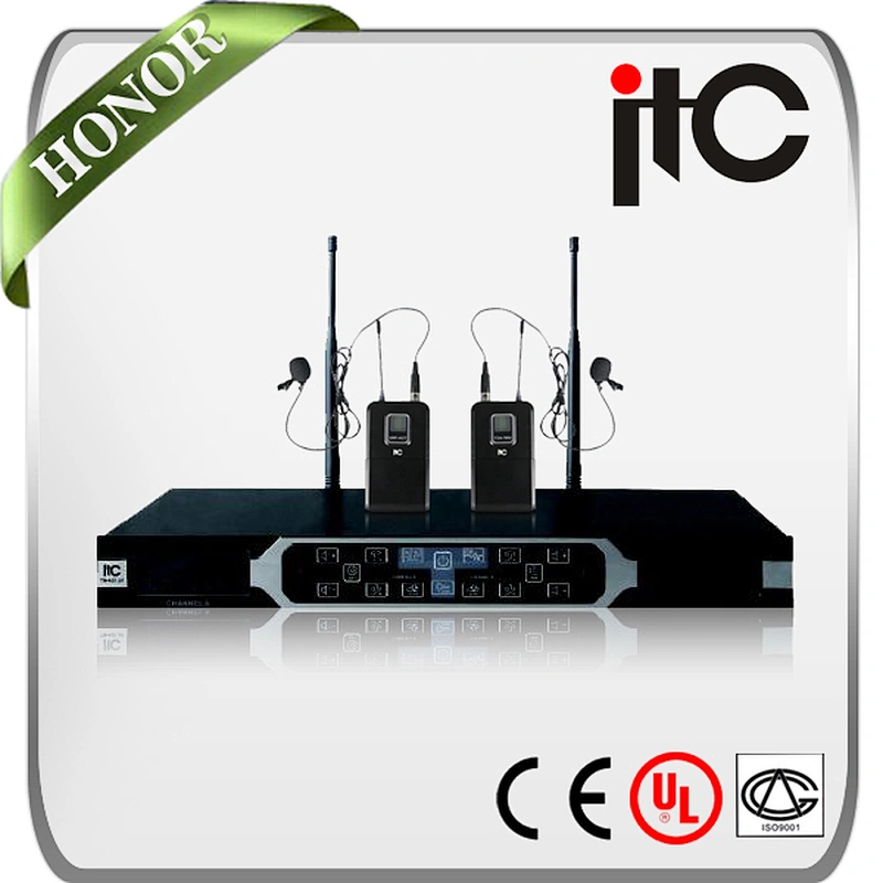 ITC T-521UR Generally Using Mini Wireless Tie Clip Microphone