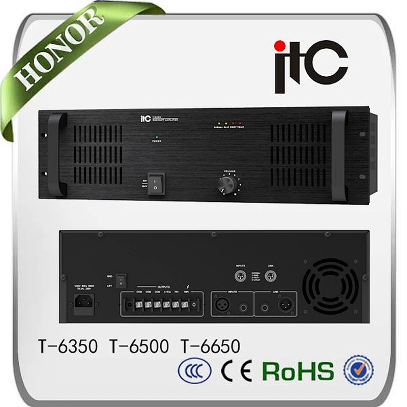 350W 500W 650W Audio Line Power Amplifier for PA System