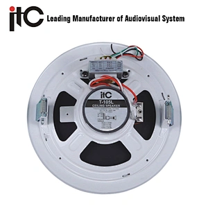 ITC T-105L New Arrival 6W 6 inch Spring Clip Commercial Audio System 70V Ceiling Speakers