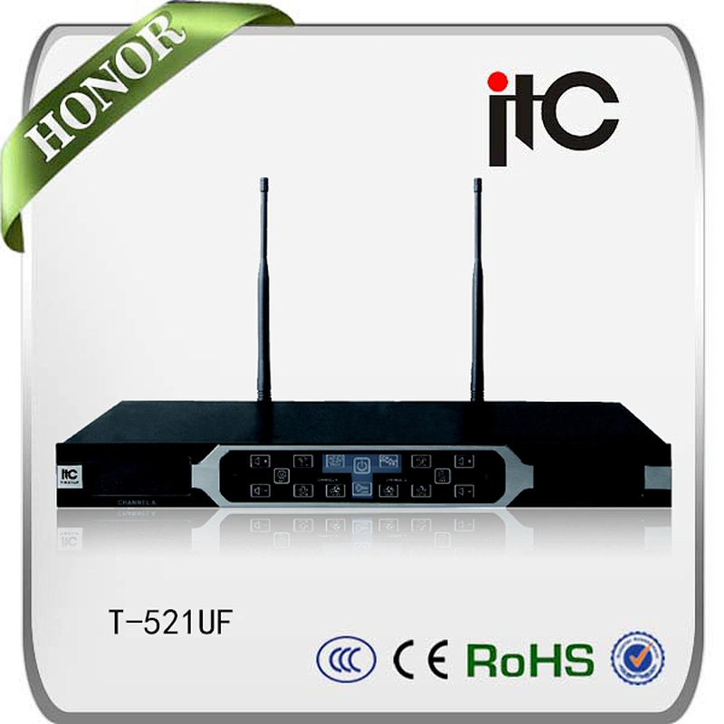 ITC T-521UF Best Selling Auto Frequency Matching FM Wireless Microphone for Teachers
