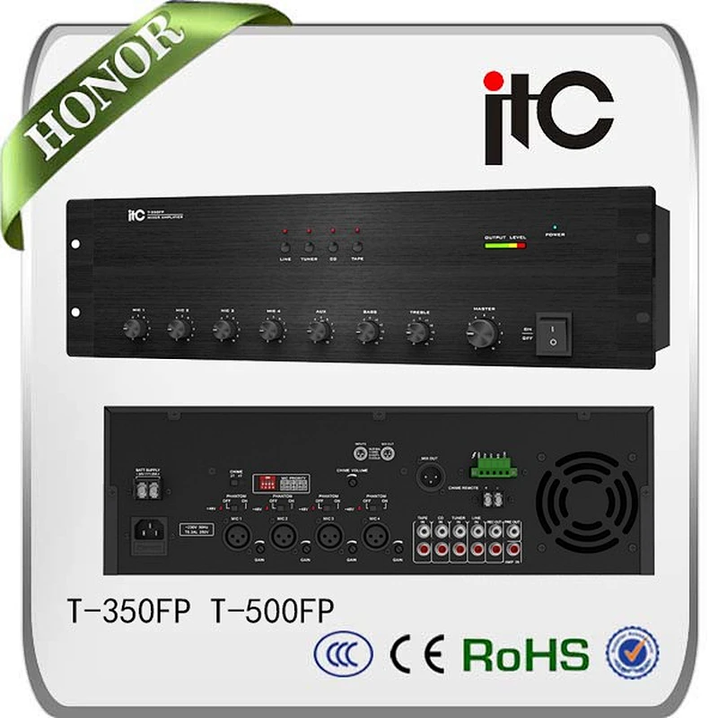 Professional 350W PA Soudncraft Mixer Amplifier
