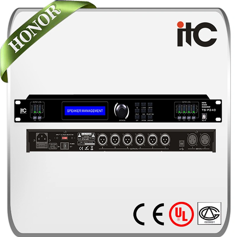 TS-P240 Series Latest 32 Bit 2 Channels DSP Programmable Digital Audio Processor
