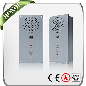 ITC T-6703 IP based 1 Key Get helped Waterproof and Vandal Proof Wired Audio Intercom