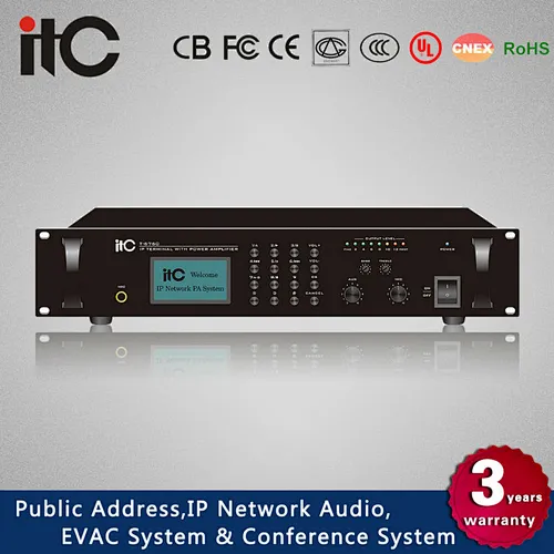 ITC T-6760 Series IP PA Audio Power Amplifier