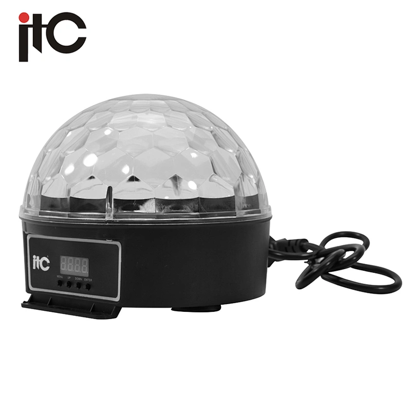 Disco Ball Light Mini 3W RGB Led Crystal Magic Ball Light