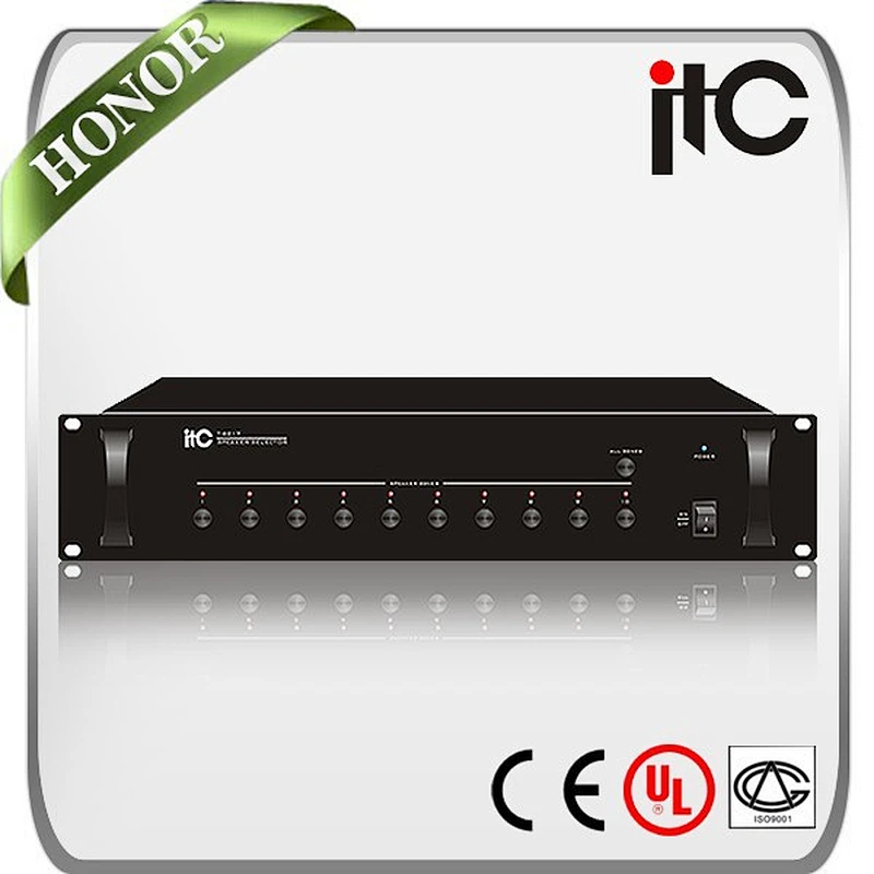 ITC T-6217 Public Address System 20 Inputs and 10 Outputs Zoning Systems