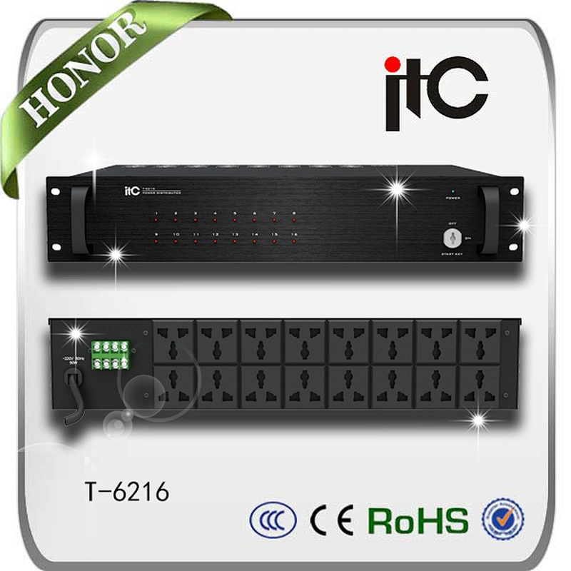 ITC T-6216 16 Channel PA System Power Sequencer