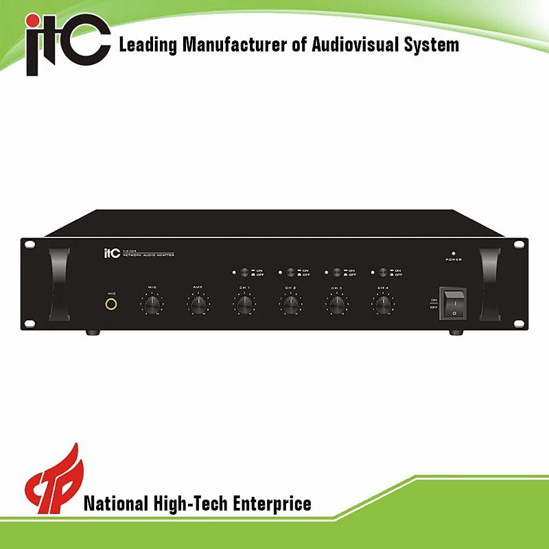 ITC T-6704 IP based PA System 4 Channel Digital IP Audio Decoder