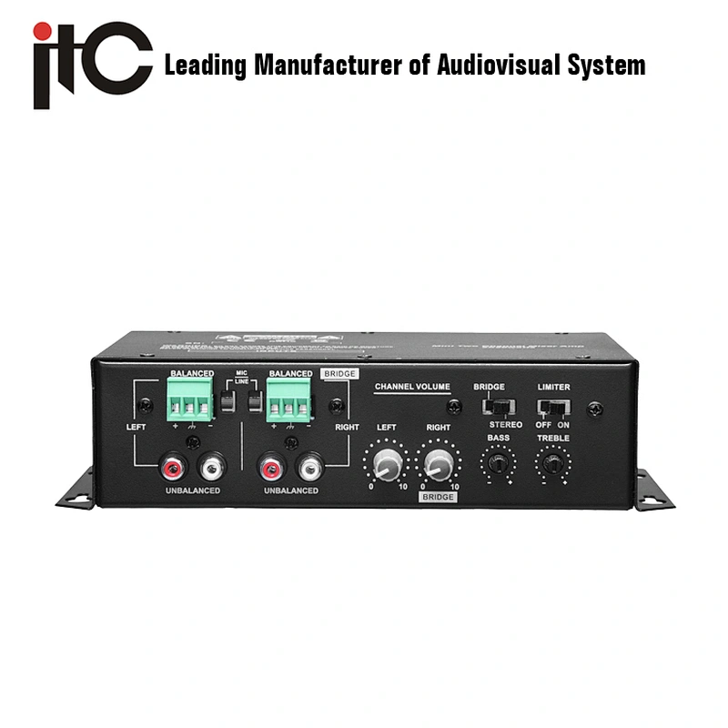 T-220AP Hot Sale 4ohm or 8ohm Wall Mounted Mini Stereo Class D Amplifier