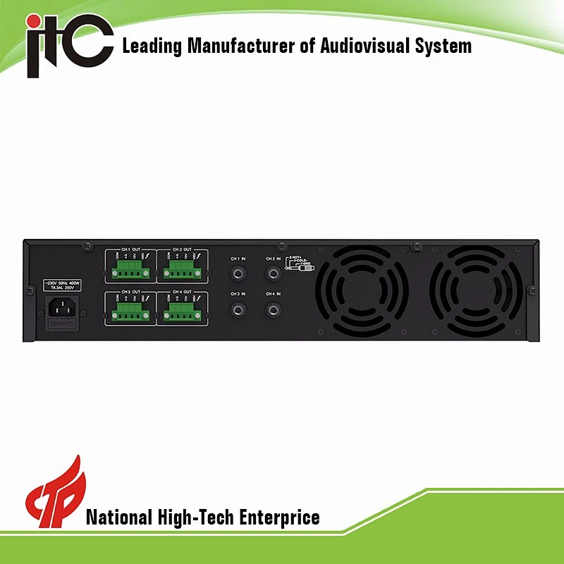 ITC T-4S60 Series 60W 120W 240W PA System 4 Channel Amplifiers