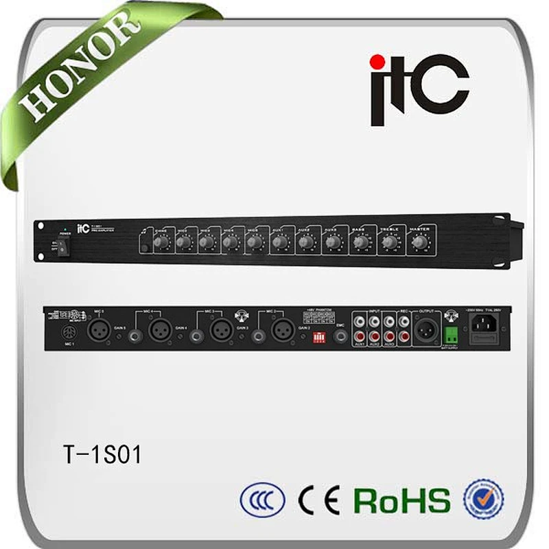 ITC Karaoke Audio Phone Preamplifier For Microphone