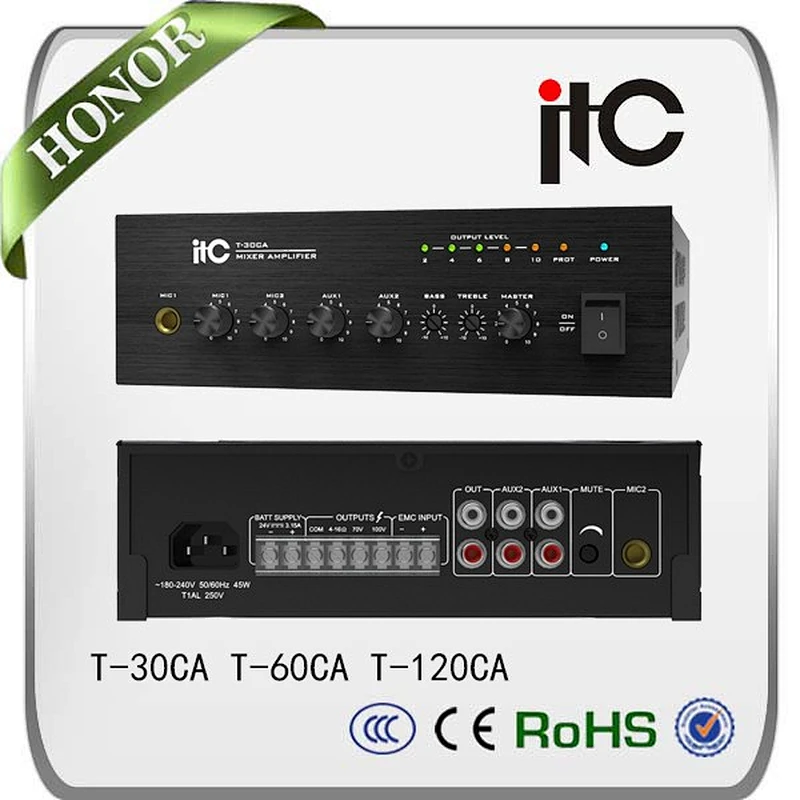 Easy to Use Class D Mini Mixer AV Receiver Amplifier